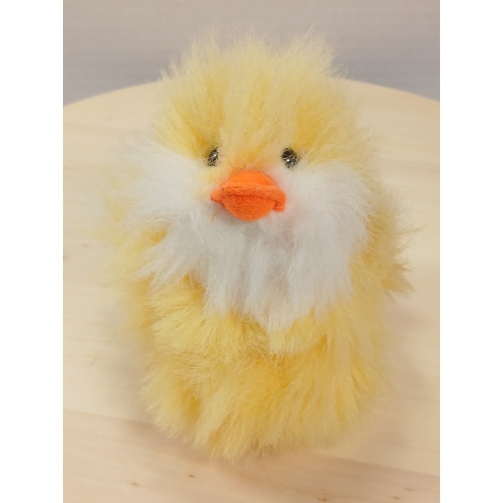 Russ Waddles Duck Chick Plush‎ Yellow 5 Inch Stuffed Animal Toy Fuzzy